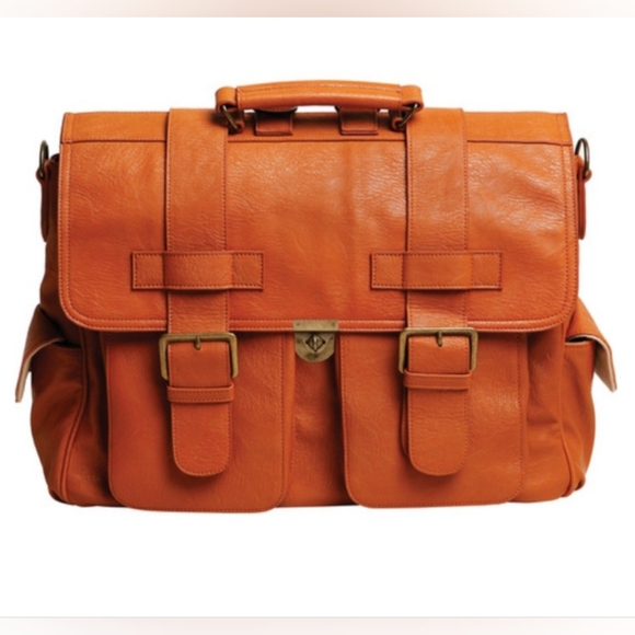 Epiphanie London Burnt Orange Leather Travel Camera Photography Bag - Picture 1 of 16